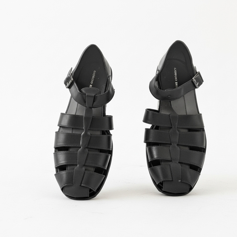 Giorgio Brutini Black Sandals
